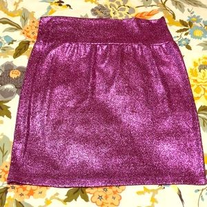 Purple Sparkly Elegant Cassie Skirt